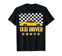 Cab Driver Yellow Crown Vic Taxi Checker Geschenk Tee Unisex T-Shirt