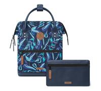 Cabaia Adventurer All Over Small City Rucksack 32 cm blau