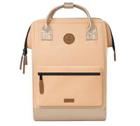 Cabaïa - Adventurer Rucksack San Jose Medium 18L - Wasserabweisend - Gepolstertes Laptopfach bis zu 13 Zoll - 2 austauschbare Vordertaschen - PETA vegan - Rucksack für Damen & Herren - Beige