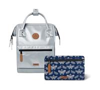 Cabaia Kinderrucksack Adventurer Iridescent S 32 cm silberfarben