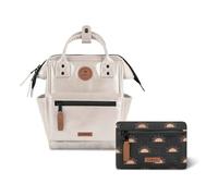 Cabaia Rucksack Adventurer Extra Small Honolulu mit zwei auswechselbaren Vortaschen Gold