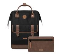 Cabaia Rucksack Adventurer Large Trogir mit zwei auswechselbaren Vortaschen Schwarz