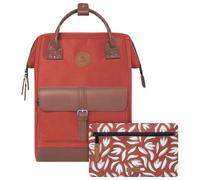 Cabaïa Rucksack Adventurer San Cristobal Medium 18L – wasserabweisend, Laptopfach bis 13 Zoll – Rot