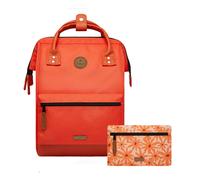 Tagesrucksack CABAIA "Medium" Gr. B/H/T: 27 cm x 41 cm x 16 cm, orange (hellorange) Rucksäcke Tagesrucksäcke Cityrucksack mit austauschbaren Vordertaschen (52926405-0)