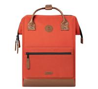 Cabaïa - Adventurer Rucksack Bogota Medium 18L - Wasserabweisend - Laptopfach bis zu 13 Zoll - 2 Vordertaschen - vegan zertifiziert - Rucksack für Reisen und Arbeit, Damen & Herren - Orange