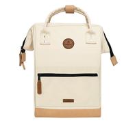 Cabaïa - Adventurer Rucksack Cap Town Medium 18L - Wasserabweisend - Laptopfach bis zu 13 Zoll - 2 Vordertaschen - vegan zertifiziert - Rucksack für Reisen und Arbeit, Damen & Herren - Beige