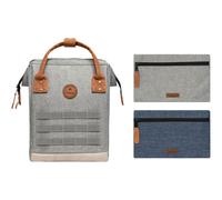 Cabaia NEW York Small 12L Grey Melanged, Größe 12l - Reiserucksack, Farbe Grau