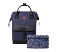 Cabaïa - Adventurer Rucksack Dusseldorf Medium 18L - Wasserabweisend - Laptopfach bis zu 13 Zoll - 2 Vordertaschen - vegan zertifiziert - Rucksack für Reisen und Arbeit, Damen & Herren - Violett