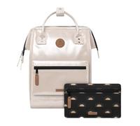 Cabaïa - Adventurer Rucksack Honolulu Medium 18L - Wasserabweisend - Laptopfach bis zu 13 Zoll - 2 Vordertaschen - vegan zertifiziert - Rucksack für Reisen und Arbeit, Damen & Herren - Golden