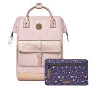 Cabaïa - Adventurer Rucksack Lima Maxi 23L - Wasserabweisend - Laptopfach bis zu 15 Zoll - 2 Vordertaschen - vegan zertifiziert - Rucksack für Reisen und Arbeit, Damen & Herren - Grün