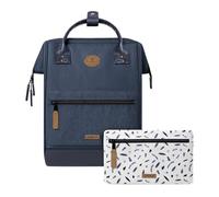 Tagesrucksack CABAIA "Adventurer M Recycled" Gr. B/H/T: 27 cm x 41 cm x 16 cm, blau (dunkelpetrol) Rucksäcke Reisegepäck Taschen Cityrucksack mit austauschbaren Vordertaschen (73788721-0)