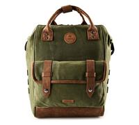 CABAIA - CABAIA Unisex Rucksack Adventurer M Waxed Cotton Nicosie Green Gr. M