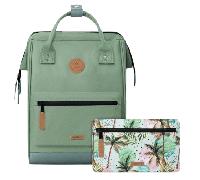 CABAIA Rucksack Adventurer Essentials Medium – Laptopfach, 2 Vordertaschen – Seville Grün