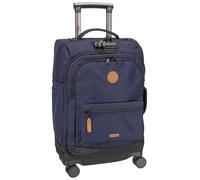 Cabaia Soft Suitcase Small 4 Rollen Kabinentrolley S 55 cm Laptopfach blau