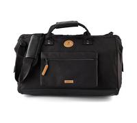 CABAIA - Reisetasche Duffle Adventurer Berlin 40L - Handgepäck 45x30x29 cm - Wasserabweisend & Vegan - 2 Taschen - Schuhfach - Weekender & Sporttasche für Damen & Herren - Schwarz
