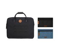 Cabaia Berlin Medium Messenger 10L Black, Größe 10l - Reisetasche;, Farbe Schwarz