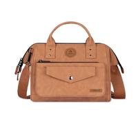 Cabaia Umhängetasche Crossbody Moscow mit austauschbarer Fronttasche Cognac
