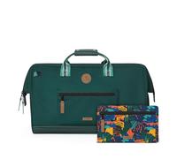 CABAIA - Reisetasche Duffle Adventurer Queretaro 40L - Handgepäck 45x30x29 cm - Wasserabweisend & Vegan - 2 Taschen - Schuhfach - Weekender & Sporttasche für Damen & Herren - Rosa