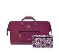 CABAIA - Reisetasche Duffle Adventurer Nice 36L - Handgepäck 45x30x29 cm - Wasserabweisend & Vegan - 2 Taschen - Schuhfach - Weekender & Sporttasche für Damen & Herren - Violett