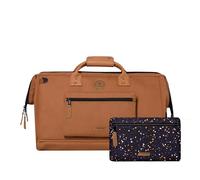 Cabaia Reisetasche Duffle Adventurer, 36 l, kompatibel mit Handgepäck 45 x 30 x 29 cm, wasserabweisend & vegan zertifiziert, 2 Taschen, Schuhfach, Wochenendtasche, Sporttasche, Turin, Turin