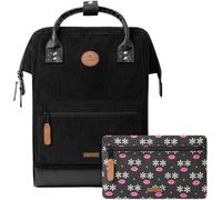 Cabaïa Rucksack Adventurer Brighton Medium 18L – wasserabweisend mit Laptopfach 13 Zoll – Schwarz