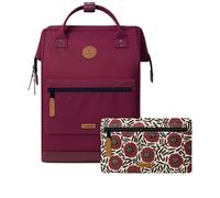 CABAIA Tagesrucksack Adventurer L Recycled, Cityrucksack aus recycelten Materialien, rot, color=bordeaux