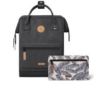 Cabaia Rucksack Adventurer Medium Le Havre mit zwei auswechselbaren Vortaschen Anthra