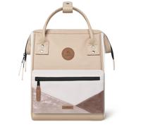 Cabaïa - Adventurer Rucksack Arcachon Mini 10L - Wasserabweisend - Laptopfach bis zu 10,5 Zoll - 2 Vordertaschen - vegan zertifiziert - Rucksack für Reisen und Arbeit, Damen & Herren - Beige