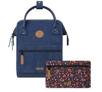 Cabaïa Rucksack Adventurer S Indianapolis Recycelter Samt Dunkelblau