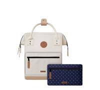 CABAIA - Rucksack - Modell Paris - 23L - Unisex & Vielseitig - Ideal für Arbeit & Wochenendausflüge - Ausgewogenes Volumen - 2 Austauschbare Taschen - Wasserabweisend & Vegan zertifiziert