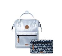 Cabaia Kinderrucksack Adventurer Iridescent S 32 cm silberfarben