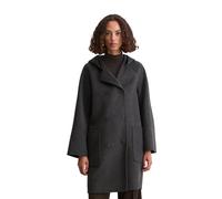 Caban MARC O'POLO "aus Doubleface-Wolle-Mix", Damen, Gr. 36, dunkelgrau melange, Obermaterial: 50% Wolle, 50% Polyester, unifarben, loose fit, Manschette, Mäntel (33687920-36) dunkelgrau melange