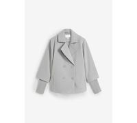 Cabanjacke mit Strickärmeln 44