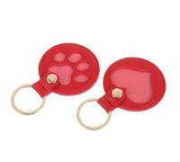 Cabilock 2 Stück Eleganter Schlüsselanhänger Tragbar und Stilvoll aus Pu Leder zur Aufbewahrung von Haustierhaaren für Katzenhaare als Tägliches Accessoire für Tierliebhaber