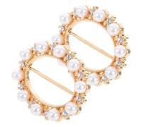 Cabilock 2 Stück Schalring Clips für Damen Vielseitige Kleidung Accessoires aus Legierung Flexible Tuchhalter für Seidenschals T shirt Clips Eleganter Schalverschluss für Alltag und Reisen