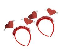 Cabilock 2stücke Filz-haarbänder für Hochzeit Valentinstag und Partyfrisuren Bezaubernde Haarschmuck-accessoires aus Hochwertigem Material für Alltag und Festlichkeiten