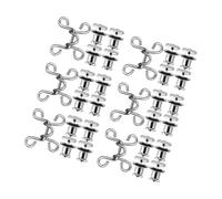 Cabilock 6 Sätze Hosenknöpfe zum Enger Machen Verstellbare Nagelfreie Taillenregulierung für Jeans und Hose Abnehmbare Knöpfe Modische Lösung für Damen Herren und Jugendliche