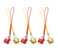 Cabilock 6St Hängende Ornamente Kette Handy Lanyard bag charm glückskatze jakobsweg sauf schlüsselanhänger seat Deko zum Aufhängen Katze hängender Anhänger