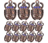 Cabilock Ägyptischer Selbstgemacht Anhänger 20 Stück 26x16mm Legierter Insekten Charm für Halskette Armband Schmuckherstellung