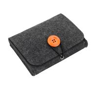 Cabilock Kleine Tasche für Ätherische Öle aus Strapazierfähigem Filz Kompakter Aufbewahrungsbeutel für Flaschen Tragbar und Leicht für Reisen und Tägliche Organisation