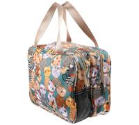 Cabilock Tragbare Kosmetiktasche Mit Nasstrennung Großer Pu Kulturbeutel Make up Organizer Für Reisen Mit Henkel Und Aufhängung