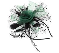 Cabilock Tragbarer Party Kopfschmuck Netz Haarband für Frauen und Mädchen Zartes Mesh Material Halloween und Hochzeits Accessoire Multifunktionales Stirnband Zufällige Zufällige Farbe