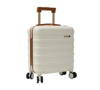 Cabin Max Anode 30L 45x36x20 cm Handgepäck Koffer - leicht, Hartschale, 4 Räder, Leichtes Handgepäck geeignet für Easyjet unter dem Sitz (cremefarben/braun 45 x 36 x 20 cm)