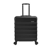 Cabin Max Anode 56x45x25cm Handgepäck Koffer - Leicht, Hartschale, 4 Rollen, Zahlenschloss geeignet für Jet 2, BA, Easyjet (56L Schwarz), 56x45x25cm