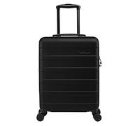Cabin Max Anode Handgepäck Koffer 55x40x20 - Leicht, Hartschale, Handgepäck Trolley mit 4 Rädern, 3-stelliges Schloss (Farbe: Schwarz, Größe: 55x40x20cm 40L)