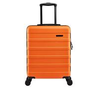 Cabin Max Anode Handgepäck - Leichter Hartschalen Trolley mit 4 Rädern, 3-stelliges Schloss, Farbe: Orange (55x40x20 cm 40L)