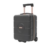 Cabin Max Anode Hartschalen Trolley 40x30x20 cm | 24L Handgepäck Koffer für Ryanair, Vueling & Wizz Air Untersitz | Leichter Kabinentrolley Bordgepäck - Schwarze Rose