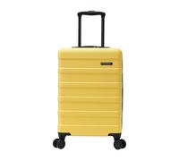 Cabin Max Handgepäck Koffer 55x35x25 - Leicht, Hartschale, Handgepäck Trolley mit 4 Rädern, 3-stelliges Schloss (Toskana Gelb, Air France, KLM)