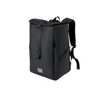 Cabin Max ISEO 40x20x25 Rolltop-Rucksack, Handgepäck, passend für Ryanair-Untersitz-Kabinentaschen (recyceltes RPET) (Schwarz, neu)