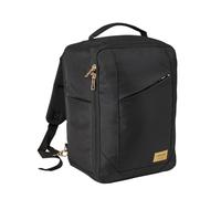Cabin Max Manhattan 40x30x20 cm Handgepäck Rucksack - 24 L Reiserucksack aus recyceltem RPET - Wizz Air & Ryanair Untersitz Tasche - Flugzeug Handgepäck Backpack für Reisen (Schwarz/Gold)